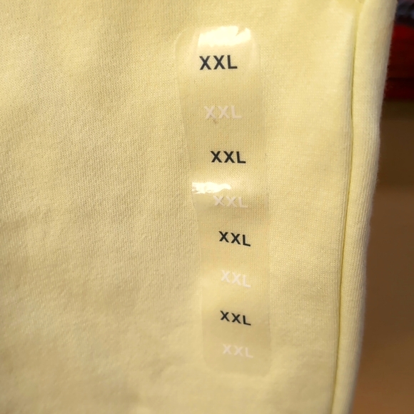 GAP YELLOW SWEAT SHORTS XXL - Picture 3 of 9